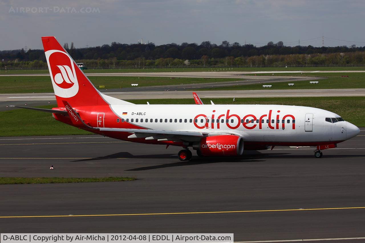 D-ABLC, 2008 Boeing 737-76J C/N 36116, Air Berlin, Boeing 737-76J (WL), CN: 36116/2730