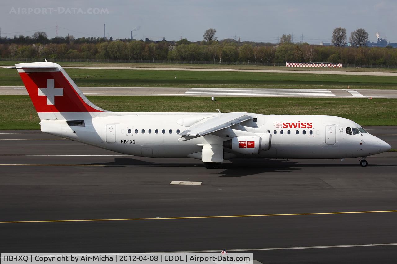 HB-IXQ, 1996 British Aerospace Avro 146-RJ100 C/N E3282, Swissair, BAe Avro 146-RJ100, E3282, Aircraft Name: Corno Gries 2969m