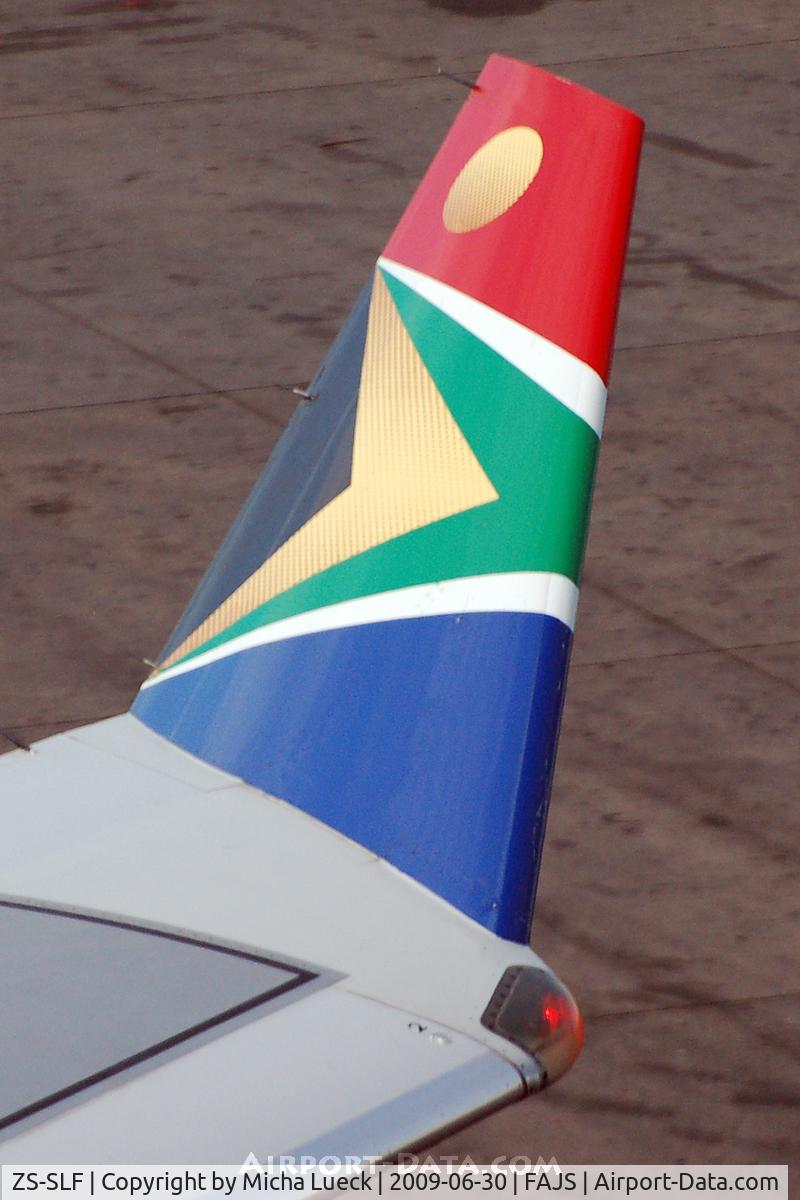 ZS-SLF, 1992 Airbus A340-211 C/N 006, Winglet