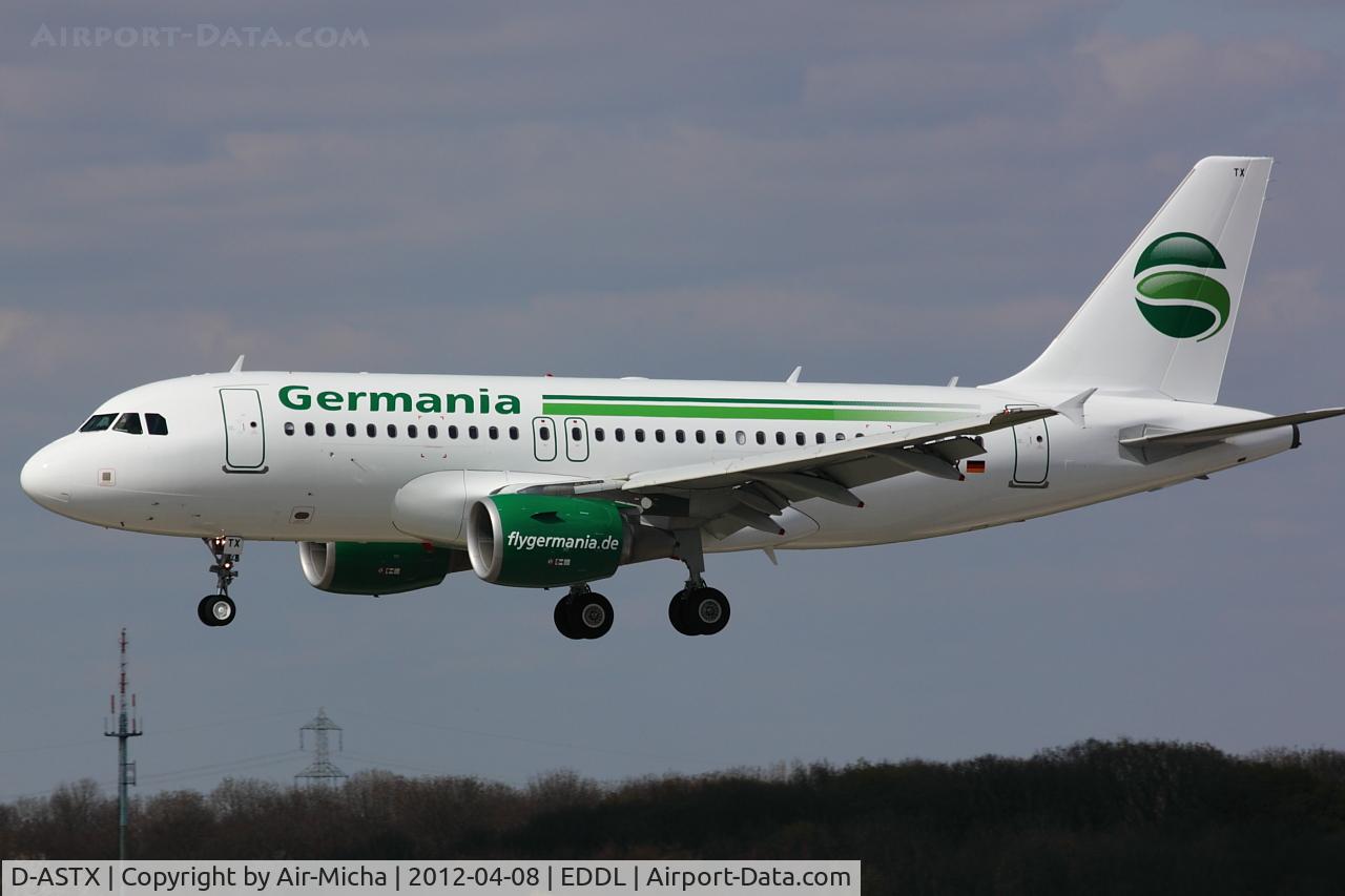 D-ASTX, 2007 Airbus A319-111 C/N 3202, Germania, Airbus A319-112, CN: 3202