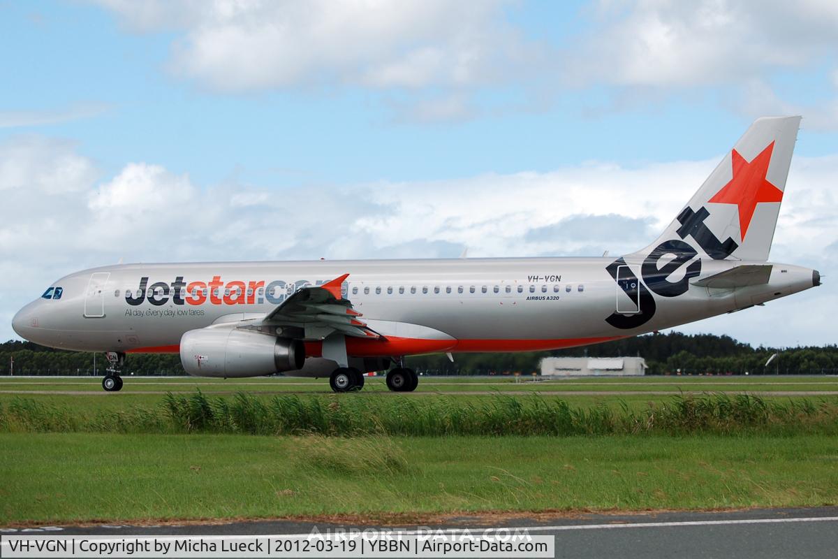 VH-VGN, 2010 Airbus A320-232 C/N 4434, At Brisbane