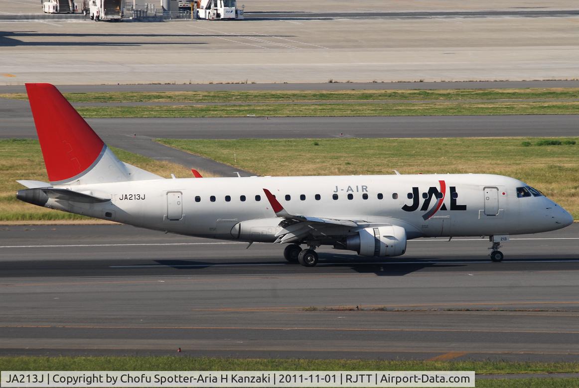 JA213J, 2009 Embraer 170ST (ERJ-170-100ST) C/N 17000285, NikonD200+TAMRON AF 200-500mm F/5-6.3 LD IF