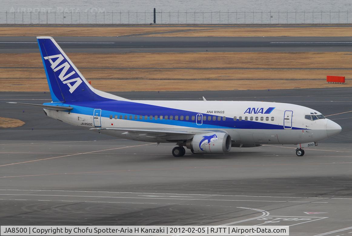 JA8500, 1995 Boeing 737-54K C/N 27431, NikonD200+TAMRON AF 200-500mm F/5-6.3 LD IF