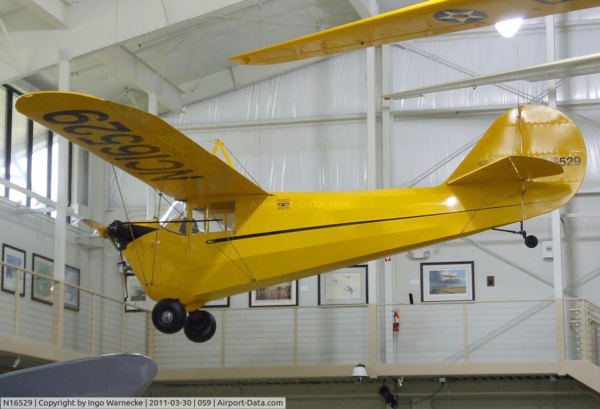 N16529, 1959 Aeronca C-3 C/N A-673, Aeronca C-3 at the Port Townsend Aero Museum, Port Townsend WA