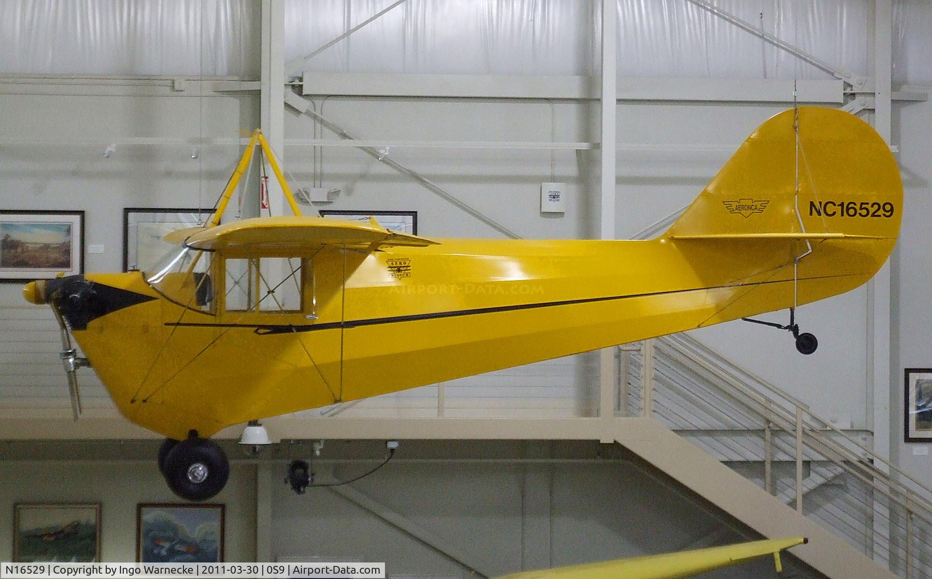 N16529, 1959 Aeronca C-3 C/N A-673, Aeronca C-3 at the Port Townsend Aero Museum, Port Townsend WA
