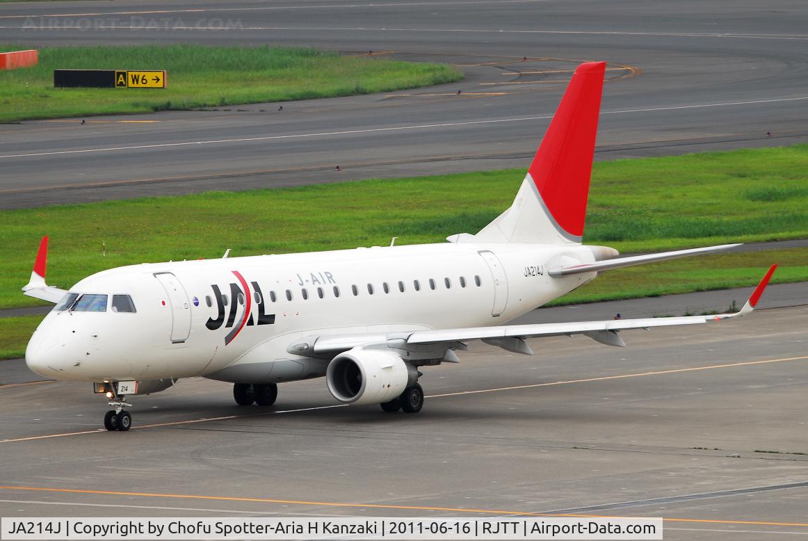 JA214J, 2009 Embraer 170ST (ERJ-170-100ST) C/N 17000295, NikonD200+TAMRON AF 200-500mm F/5-6.3 LD IF