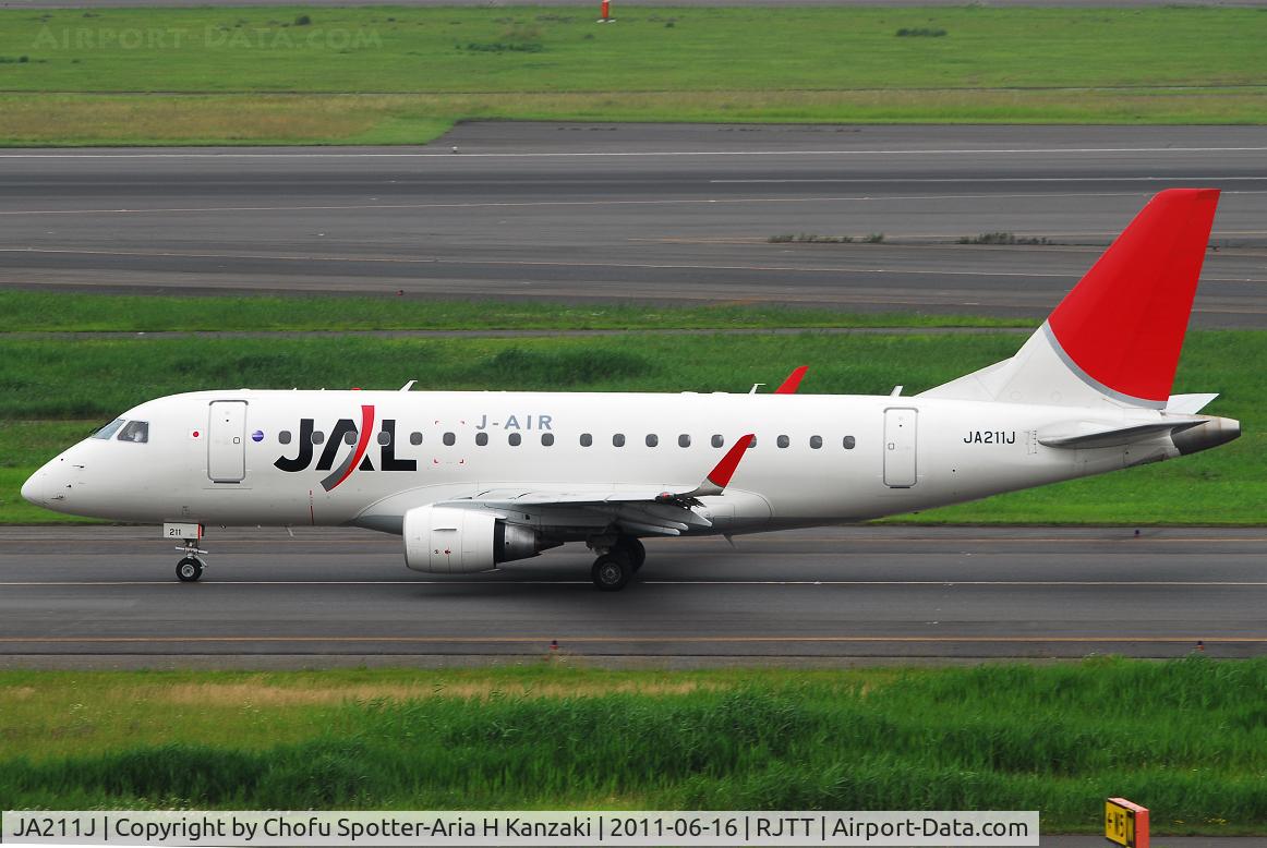 JA211J, 2008 Embraer 170ST (ERJ-170-100ST) C/N 17000251, NikonD200+TAMRON AF 200-500mm F/5-6.3 LD IF