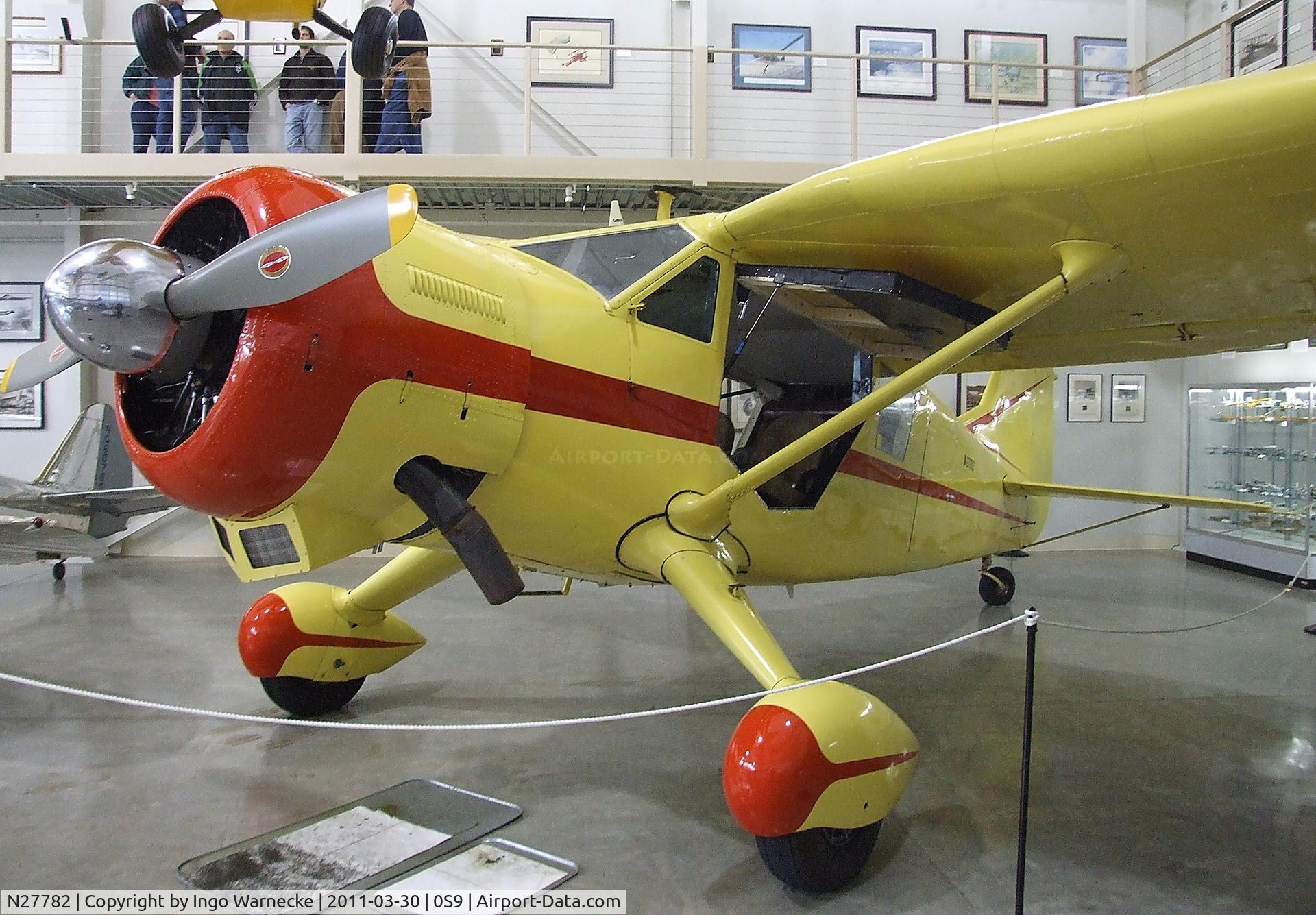 N27782, 1940 Stinson SR-10E Reliant C/N 5949, Stinson SR-10E Reliant at the Port Townsend Aero Museum, Port Townsend WA
