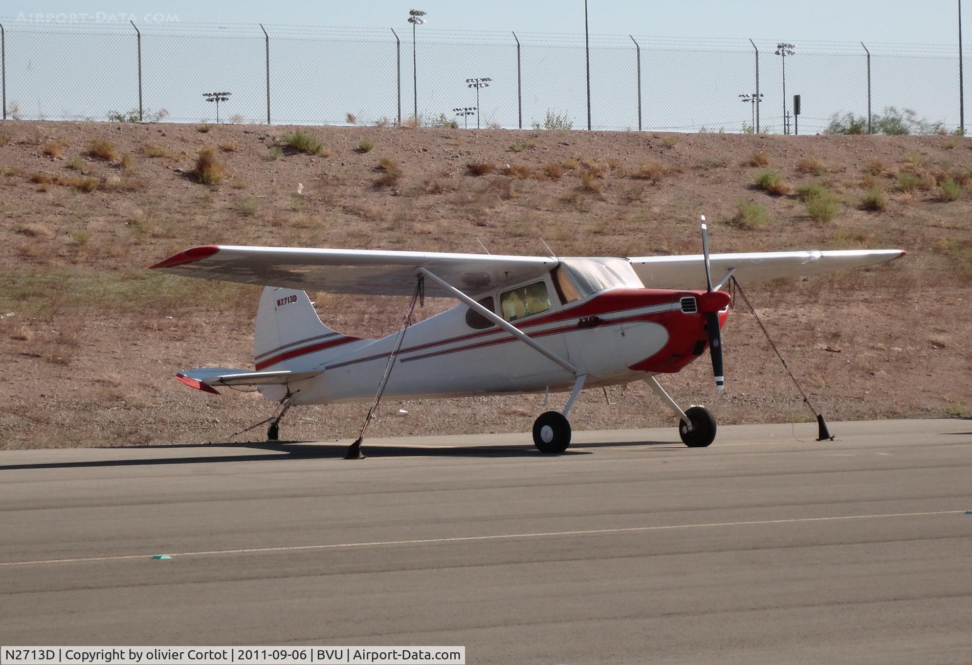 N2713D, 1952 Cessna 170B C/N 25255, Boulder city airport