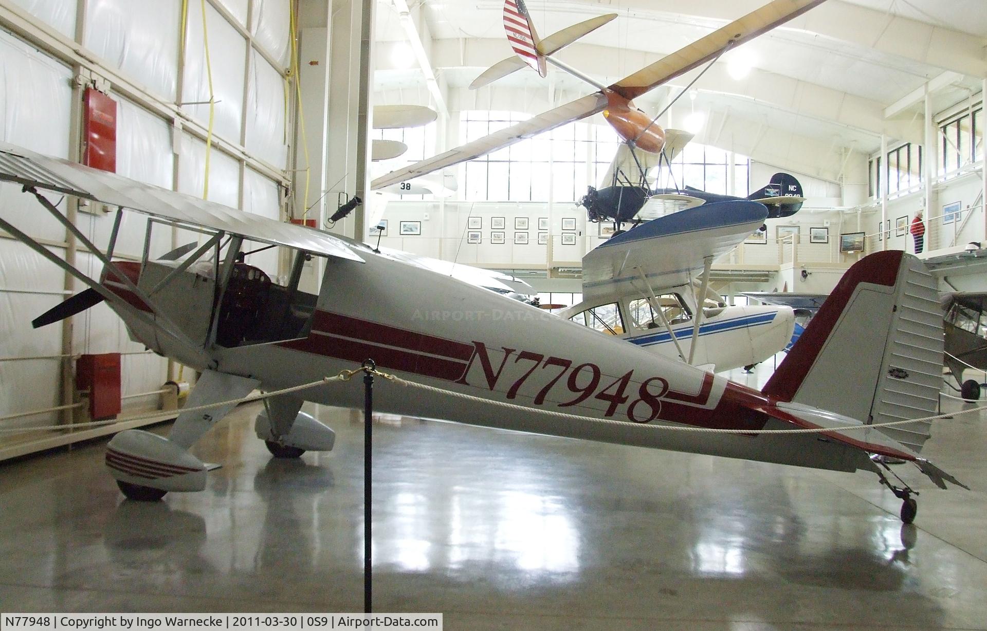 N77948, 1946 Luscombe 8A C/N 3675, Luscombe 8A at the Port Townsend Aero Museum, Port Townsend WA