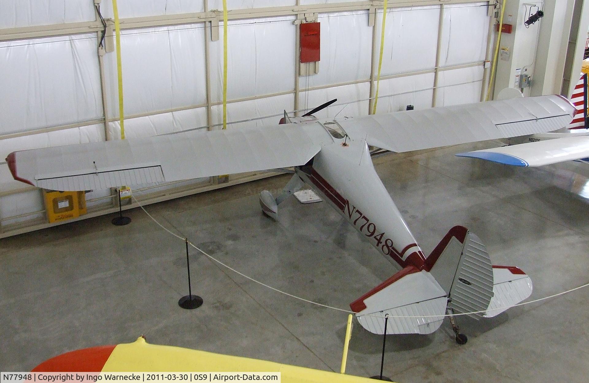 N77948, 1946 Luscombe 8A C/N 3675, Luscombe 8A at the Port Townsend Aero Museum, Port Townsend WA