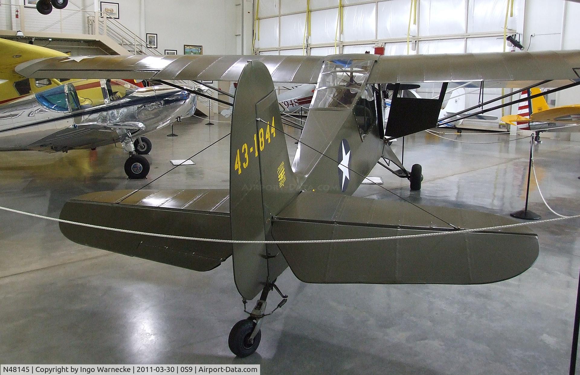 N48145, 1944 Aeronca 0-58B Grasshopper C/N 058B-7742, Aeronca O-58B 