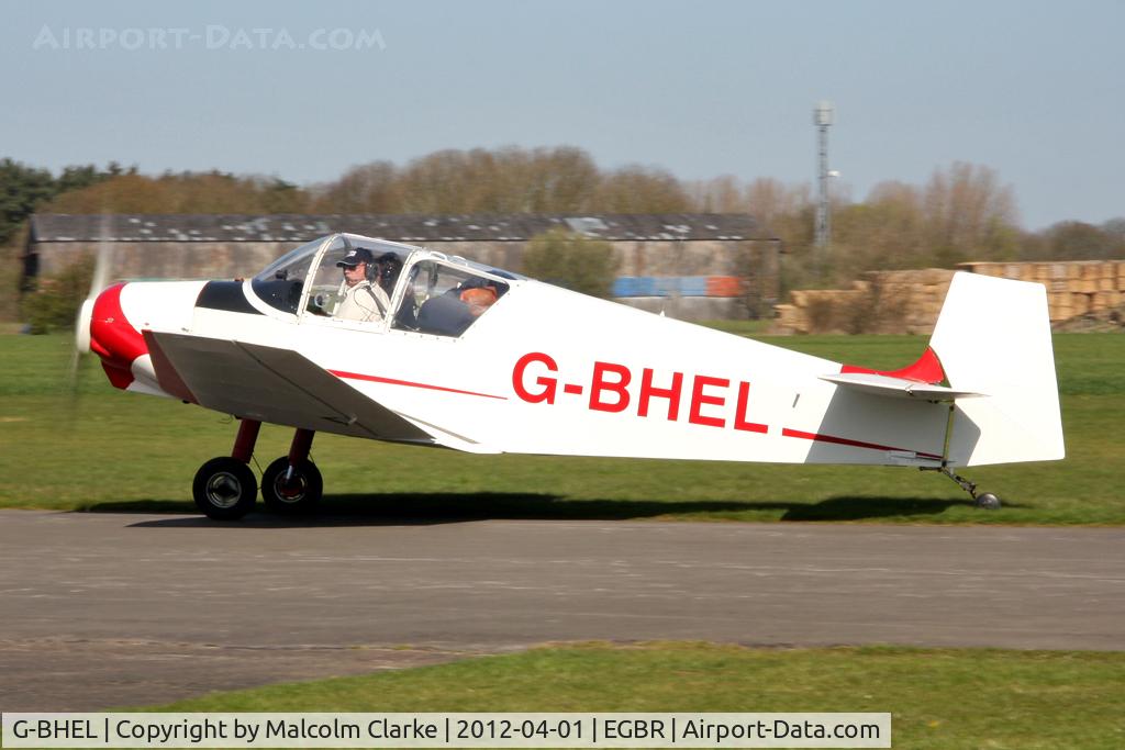 G-BHEL, 1957 SAN Jodel D-117 C/N 735, SAN Jodel D-117, Breighton Airfield's 2012 April Fools Fly-In.