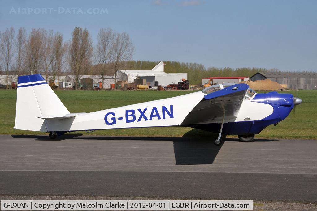 G-BXAN, 1980 Scheibe SF-25C Falke C/N 44299, Scheibe SF25C, Breighton Airfield's 2012 April Fools Fly-In.