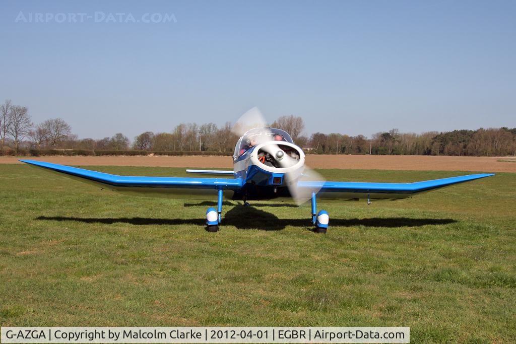 G-AZGA, 1959 Jodel D-120A Paris-Nice C/N 144, Wassmer D-120 Paris-Nice, Breighton Airfield's 2012 April Fools Fly-In.