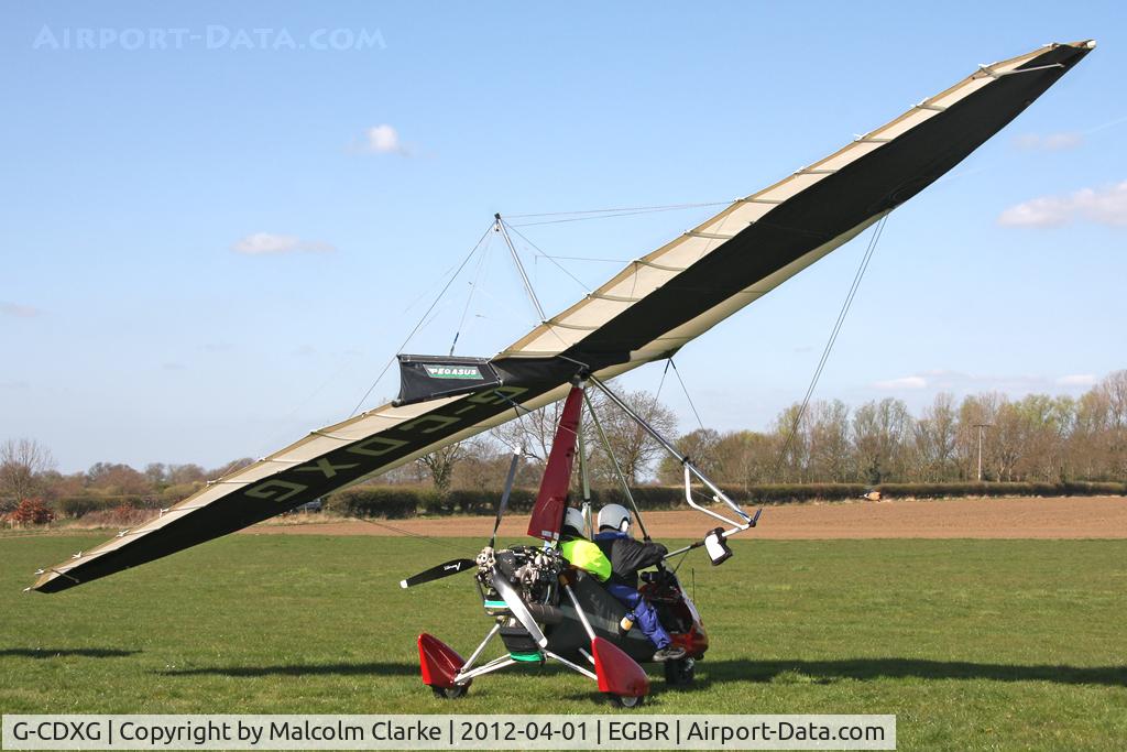 G-CDXG, 2006 Pegasus Quantum 15-912 C/N 8180, P & M Aviation Pegasus Quantum 15-912, Breighton Airfield's 2012 April Fools Fly-In.