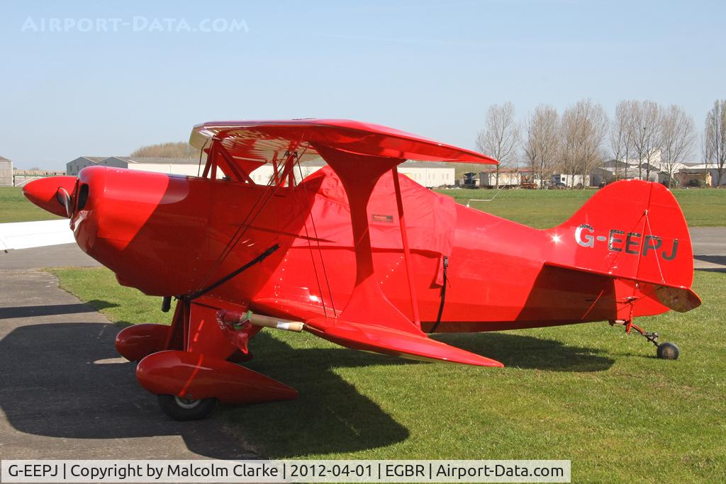 G-EEPJ, 1991 Pitts S-1S Special C/N PFA 009-11557, Pitts S-1S, Breighton Airfield's 2012 April Fools Fly-In.