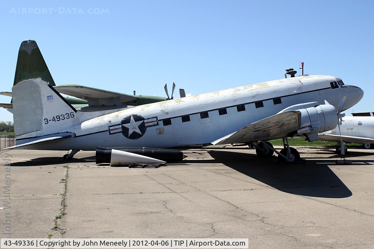 43-49336, 1943 Douglas VC-47D-16-DK Skytrain C/N 26597, Chanute Air Museum, Rantoul, IL
