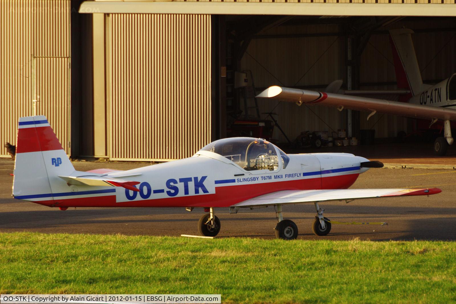 OO-STK, 1985 Slingsby T-67M Firefly Mk2 C/N 2018, Parking