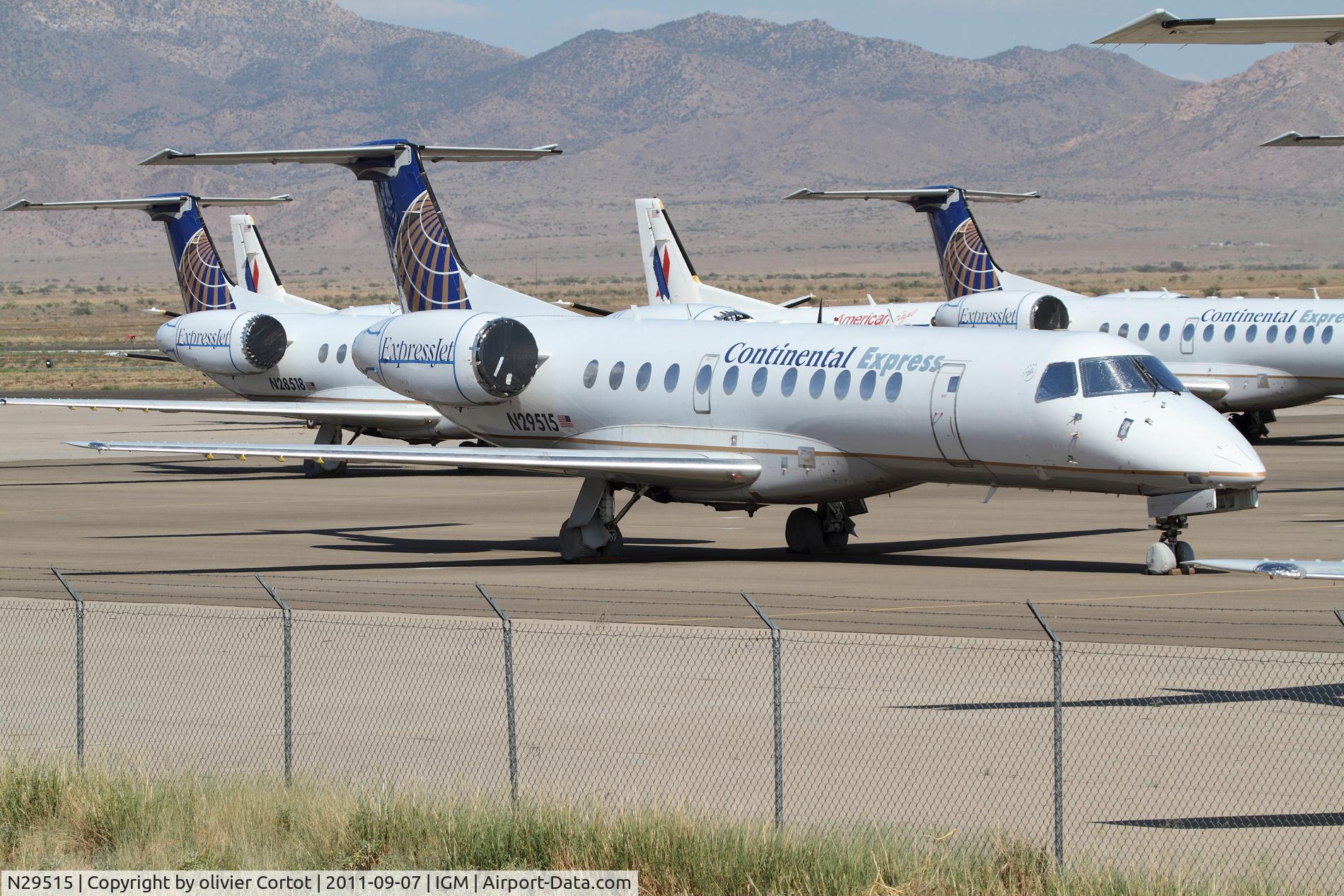 N29515, 2000 Embraer ERJ-135LR (EMB-135LR) C/N 145309, Kingman open air storage