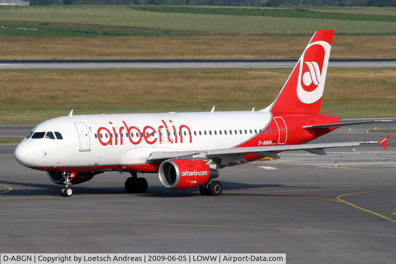D-ABGN, 2008 Airbus A319-112 C/N 3661, Air Berlin