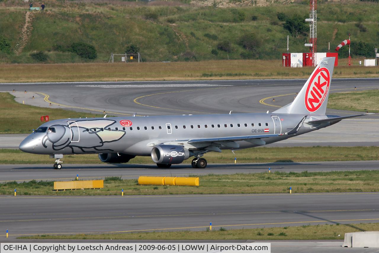 OE-IHA, 2009 Embraer 190LR (ERJ-190-100LR) C/N 19000285, c/n.19000285 Fly Niki, named 