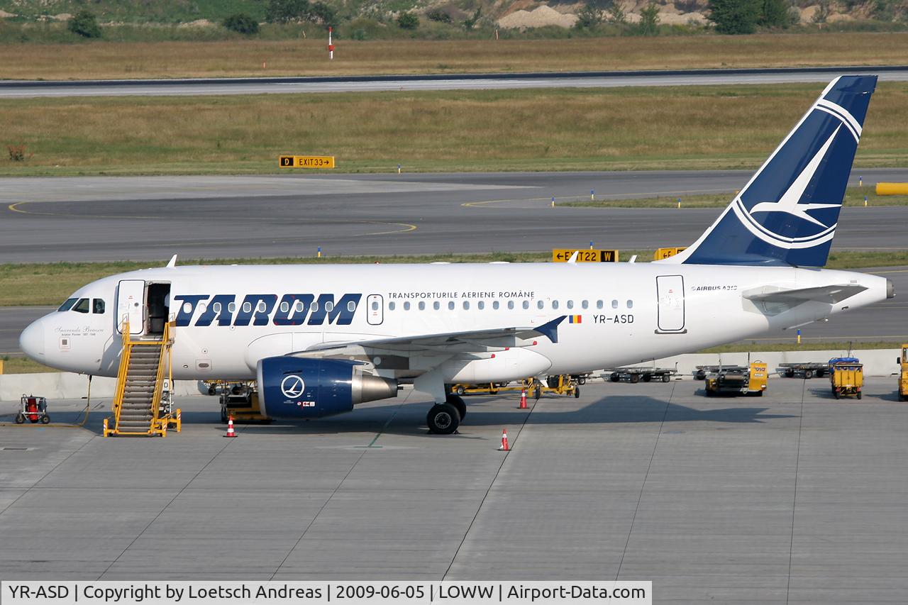 YR-ASD, 2007 Airbus A318-111 C/N 3225, Tarom