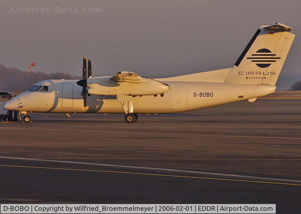 D-BOBO, 1989 De Havilland Canada DHC-8-102 Dash 8 C/N 153, Waiting for next flight.