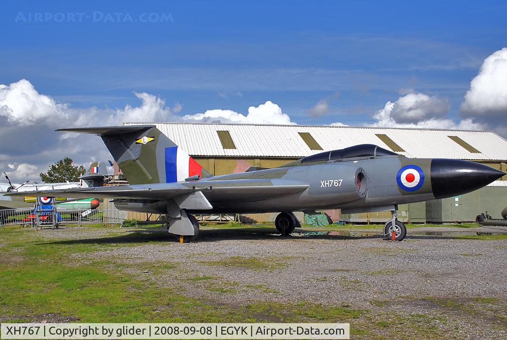 XH767, Gloster Javelin FAW.9 C/N Not found XH767, Looking good after a fine paint job at Leeming I believe
