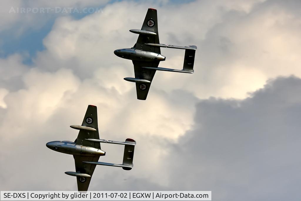SE-DXS, 1952 De Havilland (FFA) DH-100 Vampire FB6 C/N 705, I just love that layout!!