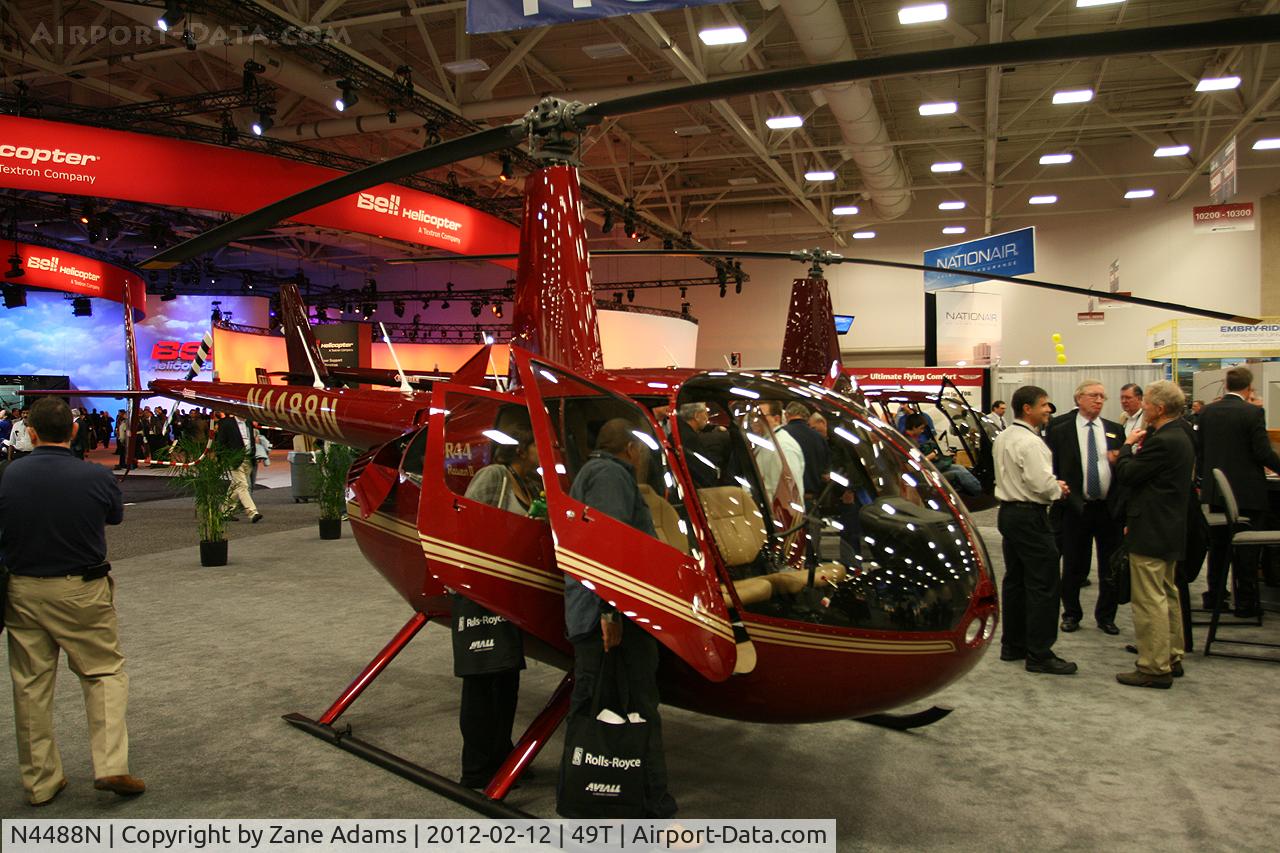 N4488N, 2010 Robinson R44 C/N 13249, On display at Heli-Expo - 2012 - Dallas, Tx