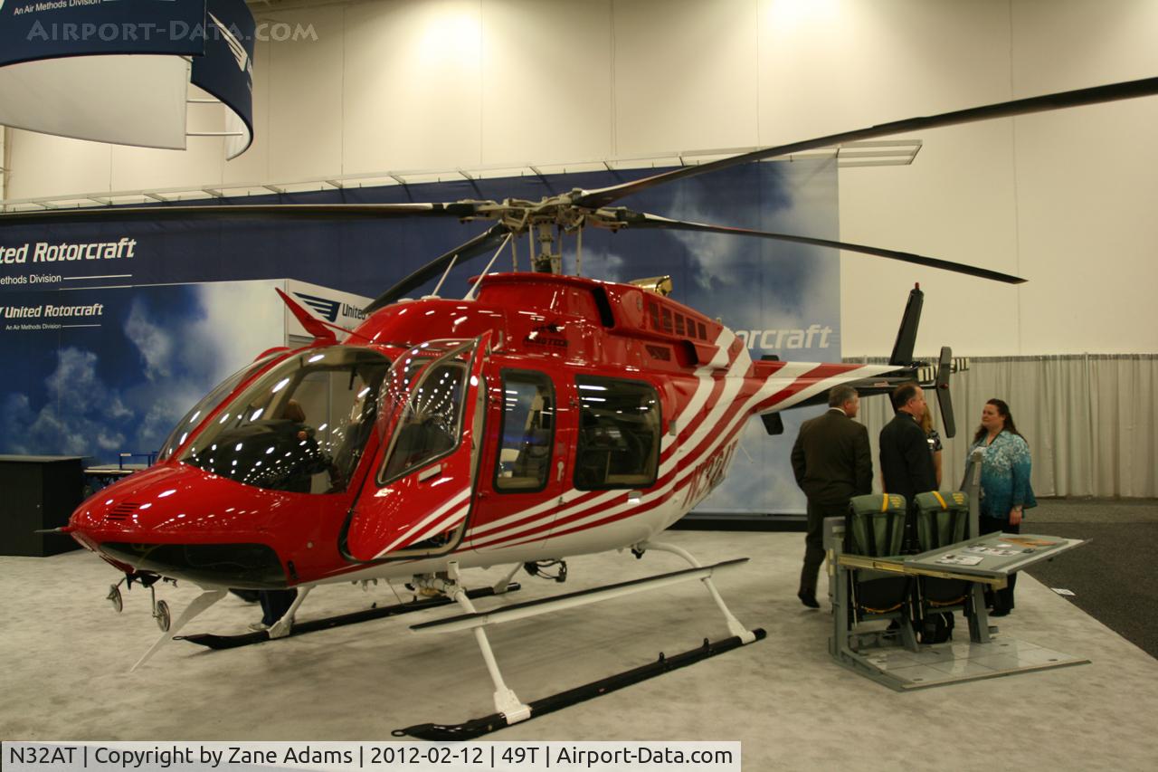 N32AT, Bell 407 C/N 54025, On display at Heli-Expo - 2012 - Dallas, Tx