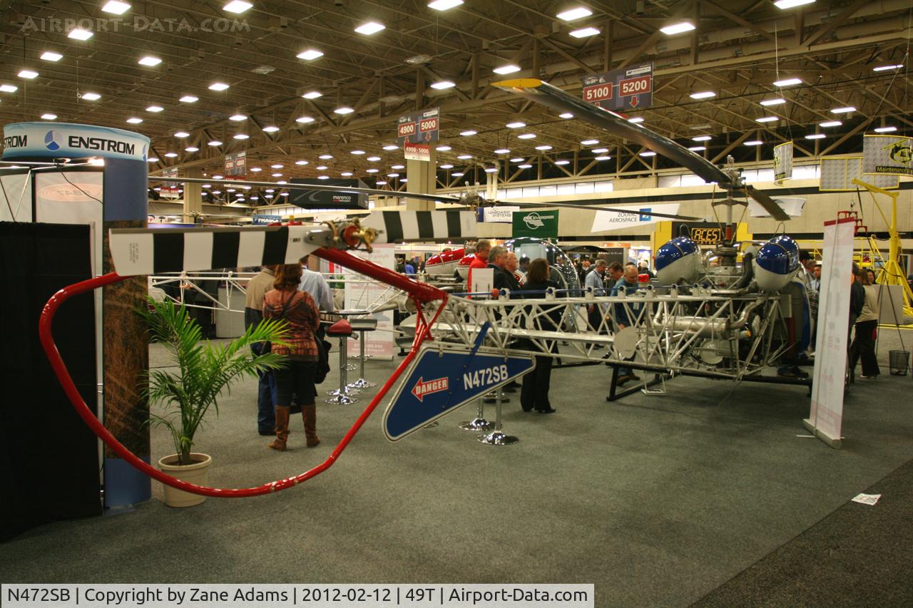 N472SB, 2011 Scotts Helicopter Service SB-47 C/N 0000, On display at Heli-Expo - 2012 - Dallas, Tx