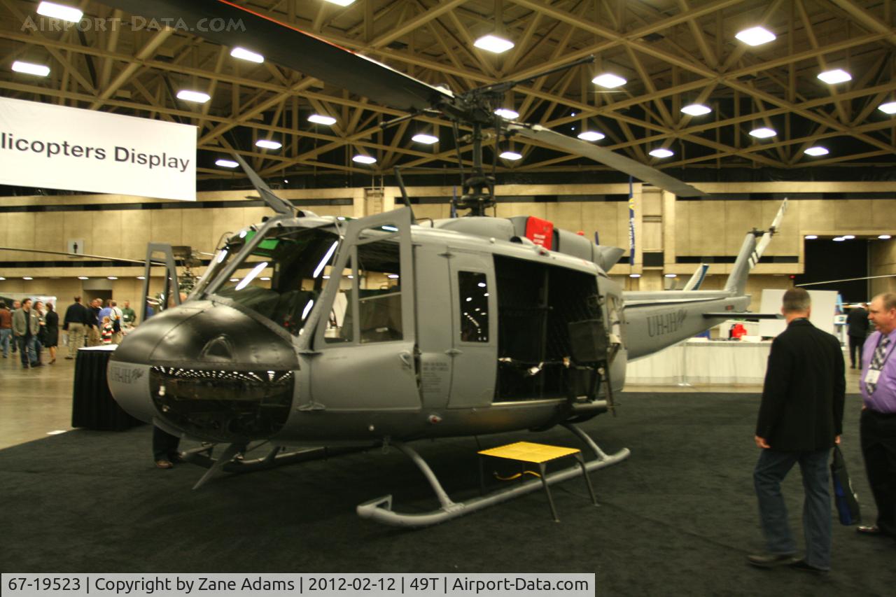 67-19523, 1967 Bell UH-1H Iroquois C/N 10129, On display at Heli-Expo - 2012 - Dallas, Tx