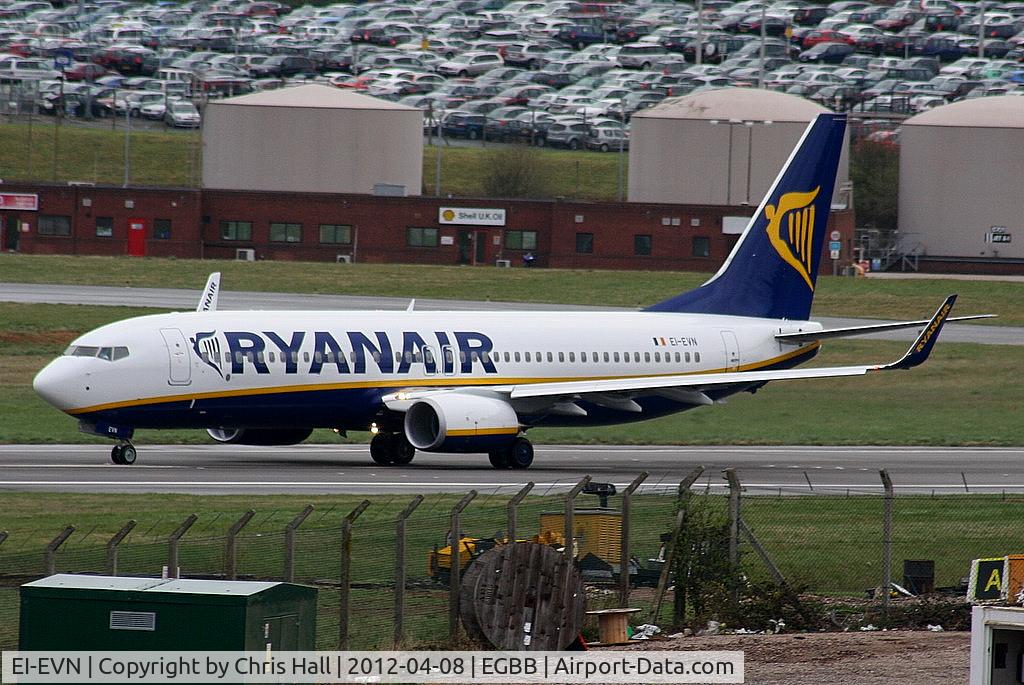 EI-EVN, 2012 Boeing 737-8AS C/N 40294, Ryanair