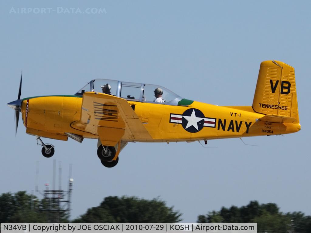 N34VB, Beech T-34A Mentor (45) Mentor C/N BG-361, @ KOSH