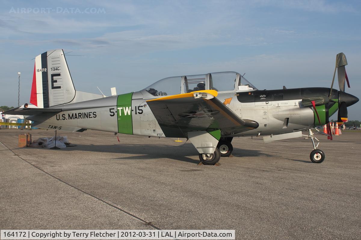 164172, Beech T-34C Turbo Mentor C/N GL-352, 164172 (5-TW-15), Beech T-34C Turbo Mentor, c/n: GL-352 at 2012 Sun N Fun