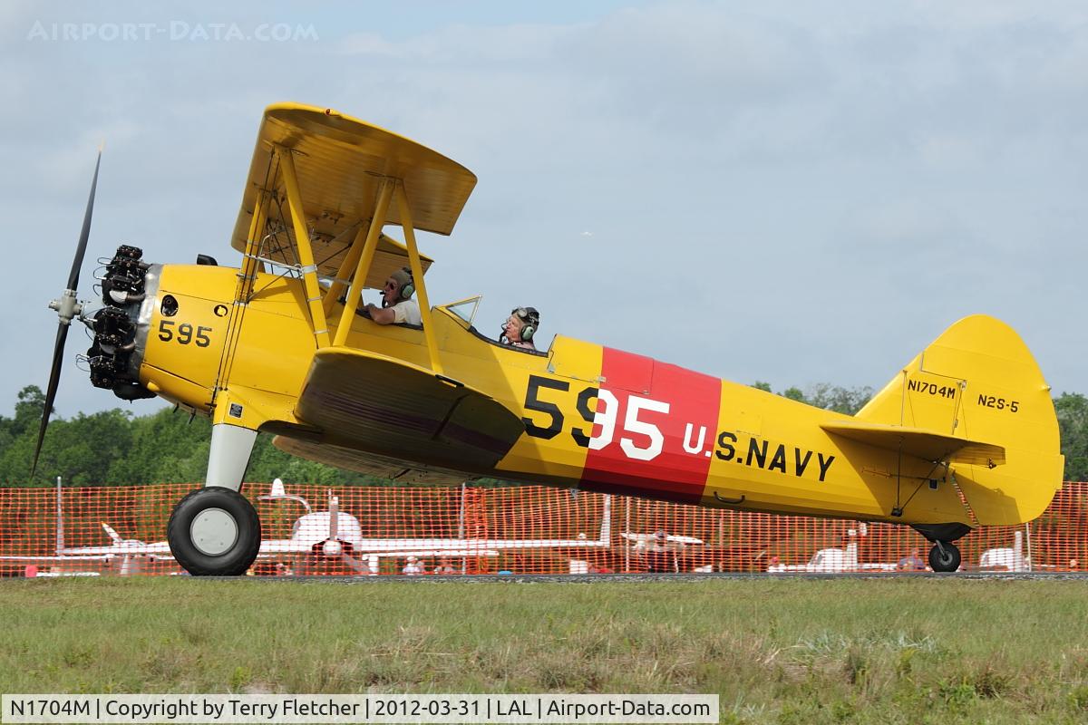 N1704M, 1943 Boeing E75 C/N 75-8595, 1943 Boeing E75, c/n: 75-8595 ex Bu43501 at 2012 Sun N Fun