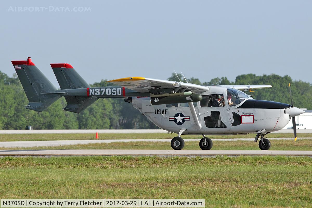 N370SD, 1969 Cessna O-2A Super Skymaster Super Skymaster C/N 337M-0457, 1969 Cessna M337B, exUSAF  69-7659 at 2012 Sun N Fun