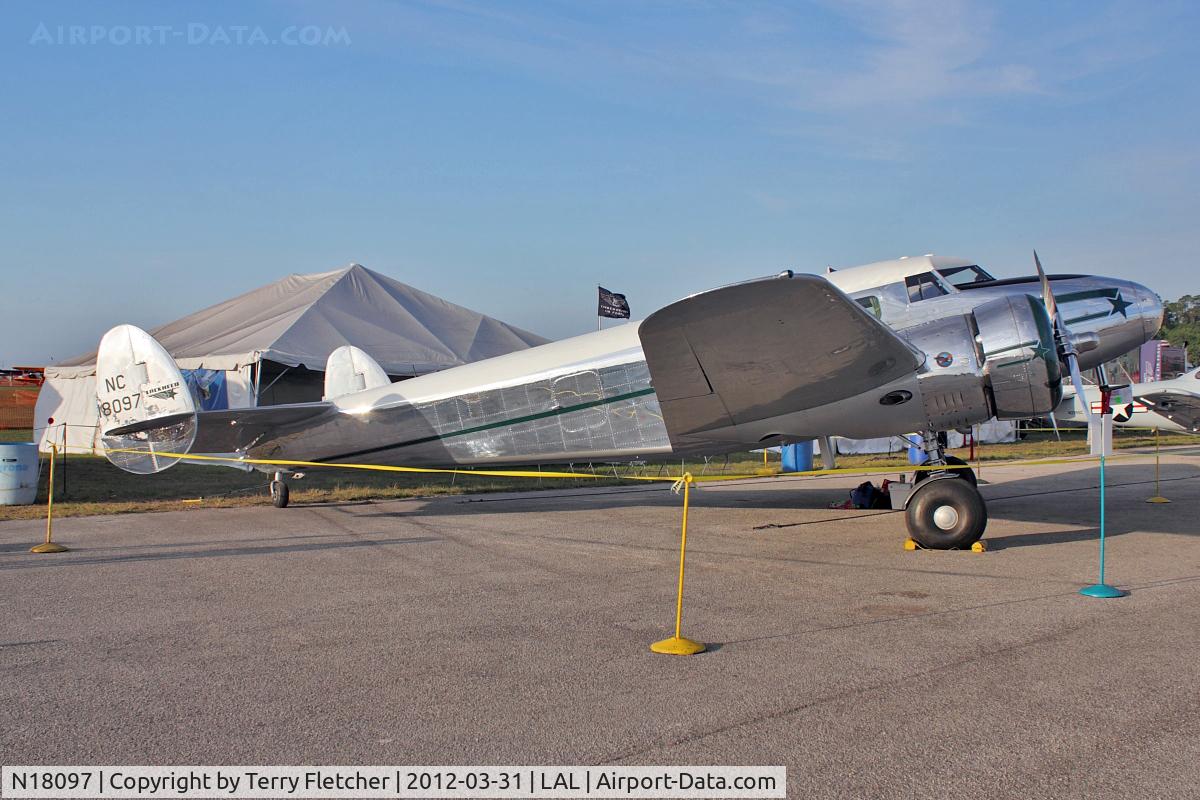 N18097, 1938 Lockheed 12A Electra Junior C/N 1250, 1938 Lockheed 12A, c/n: 1250 at 2012 Sun N Fun