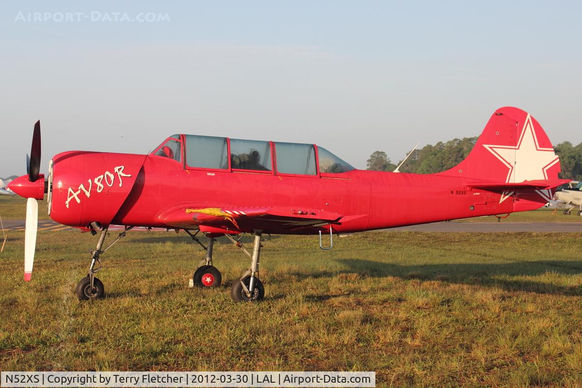 N52XS, Yakovlev (Aerostar) Yak-52W C/N 9912203, Sc Aerostar Sa YAK-52W, c/n: 9912203 at 2012 Sun N Fun