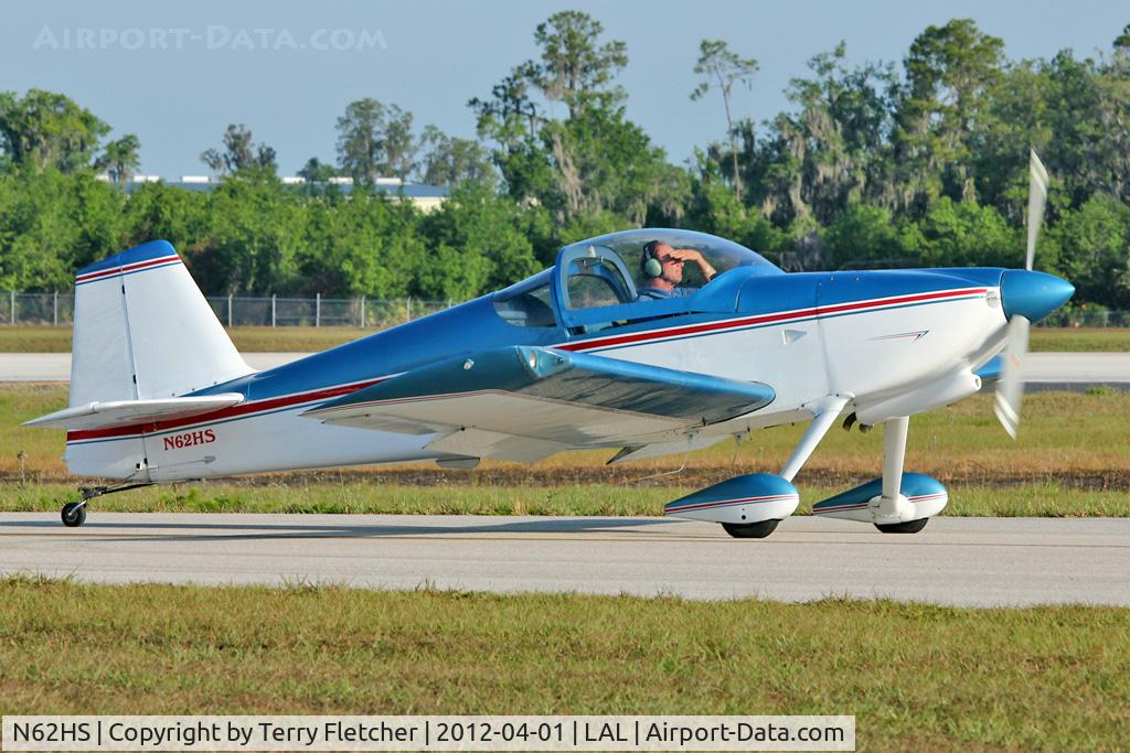 N62HS, 1992 Vans RV-6 C/N 20198, 1992 Sigmon Harvey E VANS RV 6, c/n: 20198 at 2012 Sun N Fun
