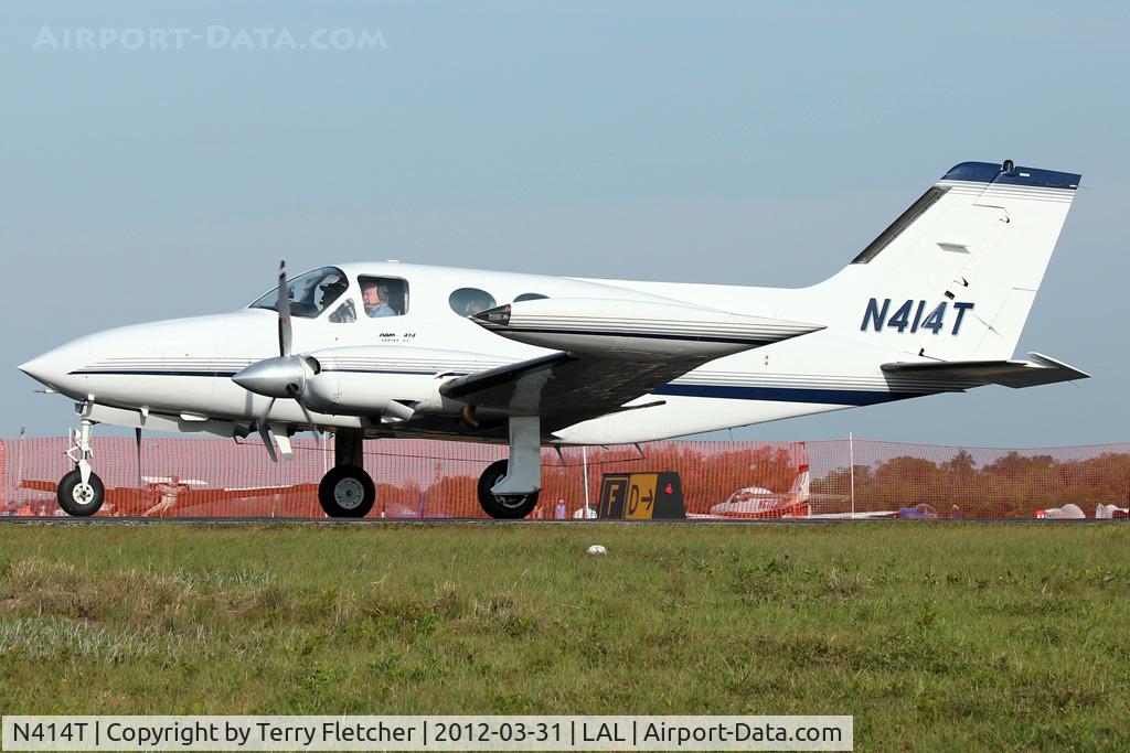 N414T, 1974 Cessna 414 Chancellor C/N 414-0606, 1974 Cessna 414, c/n: 414-0606 at 2012 Sun N Fun