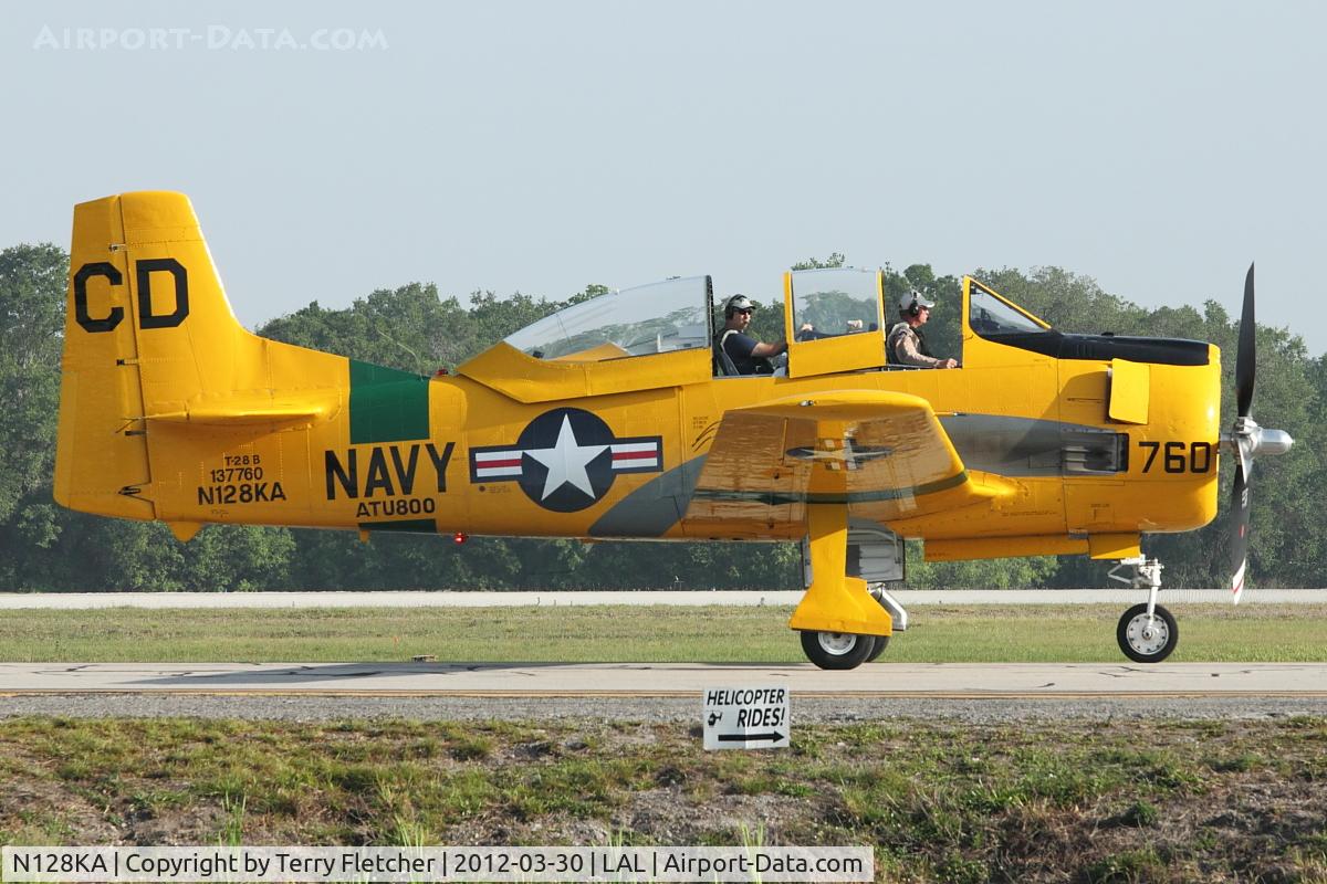 N128KA, 1958 North American T-28B Trojan C/N 200-123 (137760), 1958 North American T-28B, c/n: 137760 at 2012 Sun N Fun
