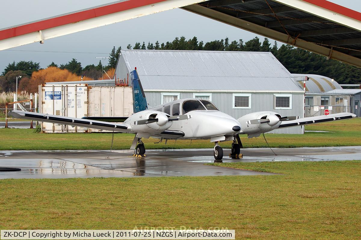 ZK-DCP, 1980 Piper PA-34-200T Seneca II C/N 34-8070355, At Gisborne