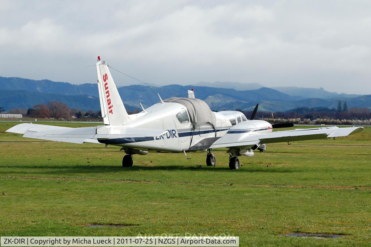 ZK-DIR, Piper PA-23-250 C/N 27-4242, At Gisborne