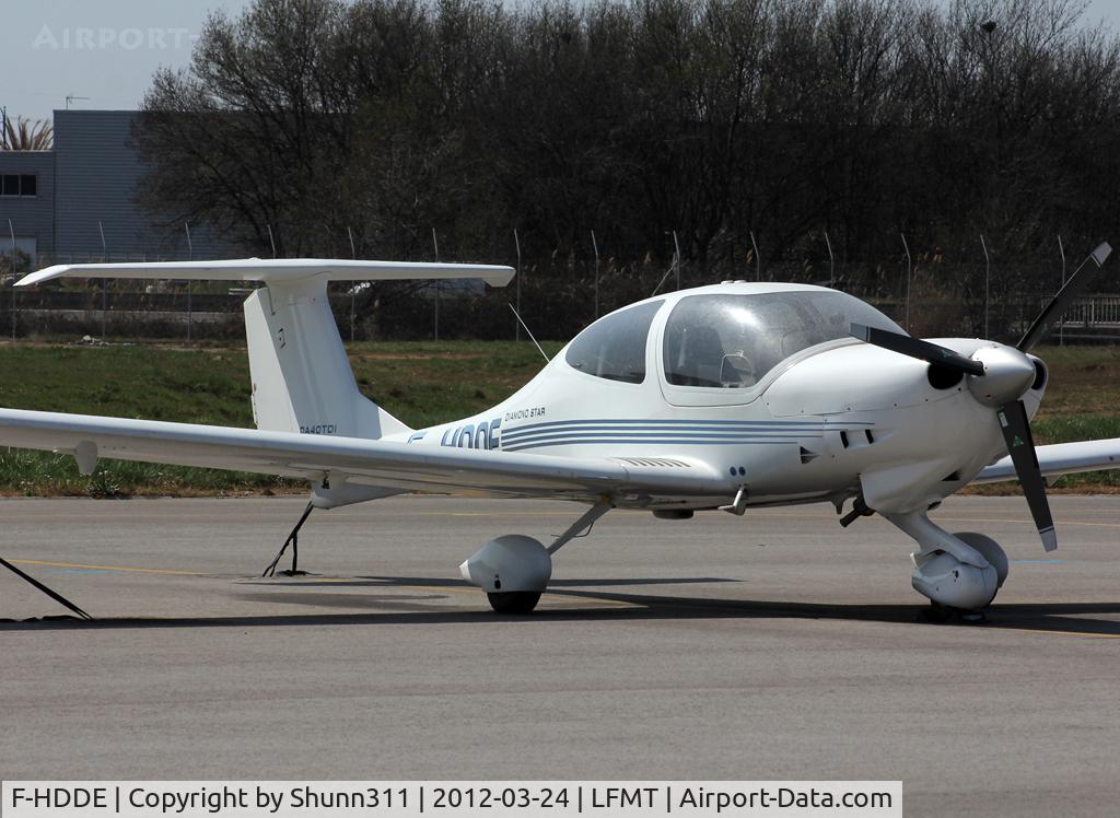 F-HDDE, 2003 Diamond DA-40D Diamond Star C/N D4.074, Parked at the ESMA Apron...