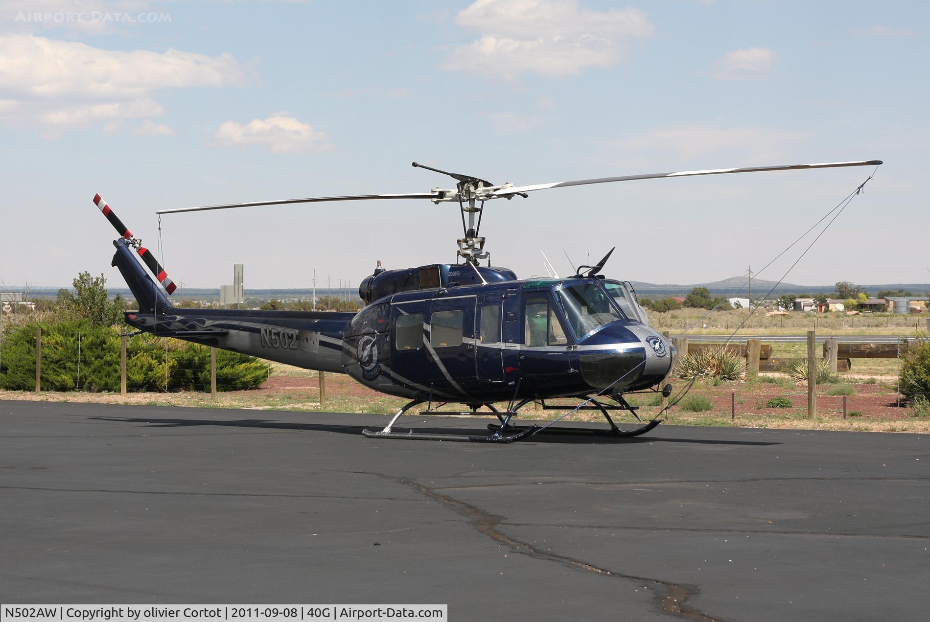 N502AW, 1998 Bell UH-1H-BF Iroquois C/N 11628, Nice paint job !