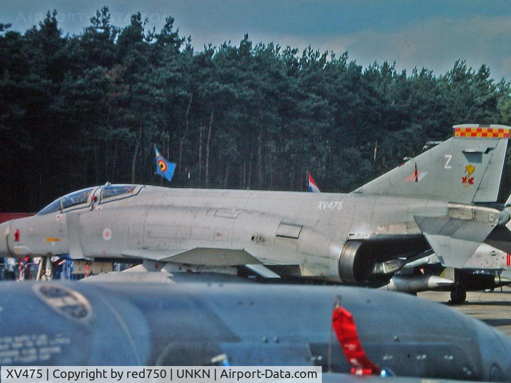 XV475, 1969 McDonnell Douglas Phantom FGR2 C/N 3314/0090, Photograph by Edwin van Opstal with permission. Scanned from a color slide.