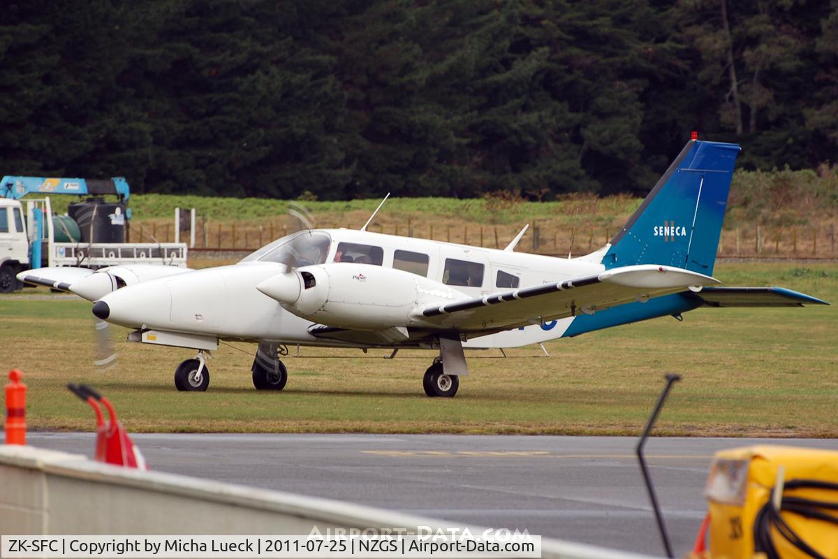 ZK-SFC, Piper PA-34-200T C/N 34-7770054, At Gisborne